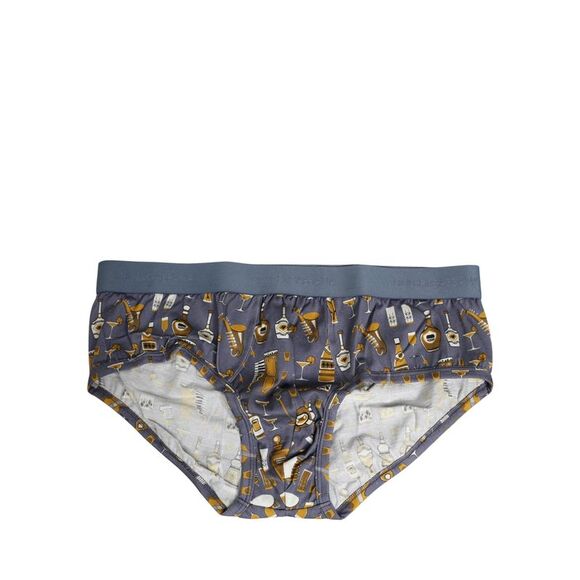Dolce & Gabbana Gray Jazz Cocktail Men Brando Brief Men's Underwear